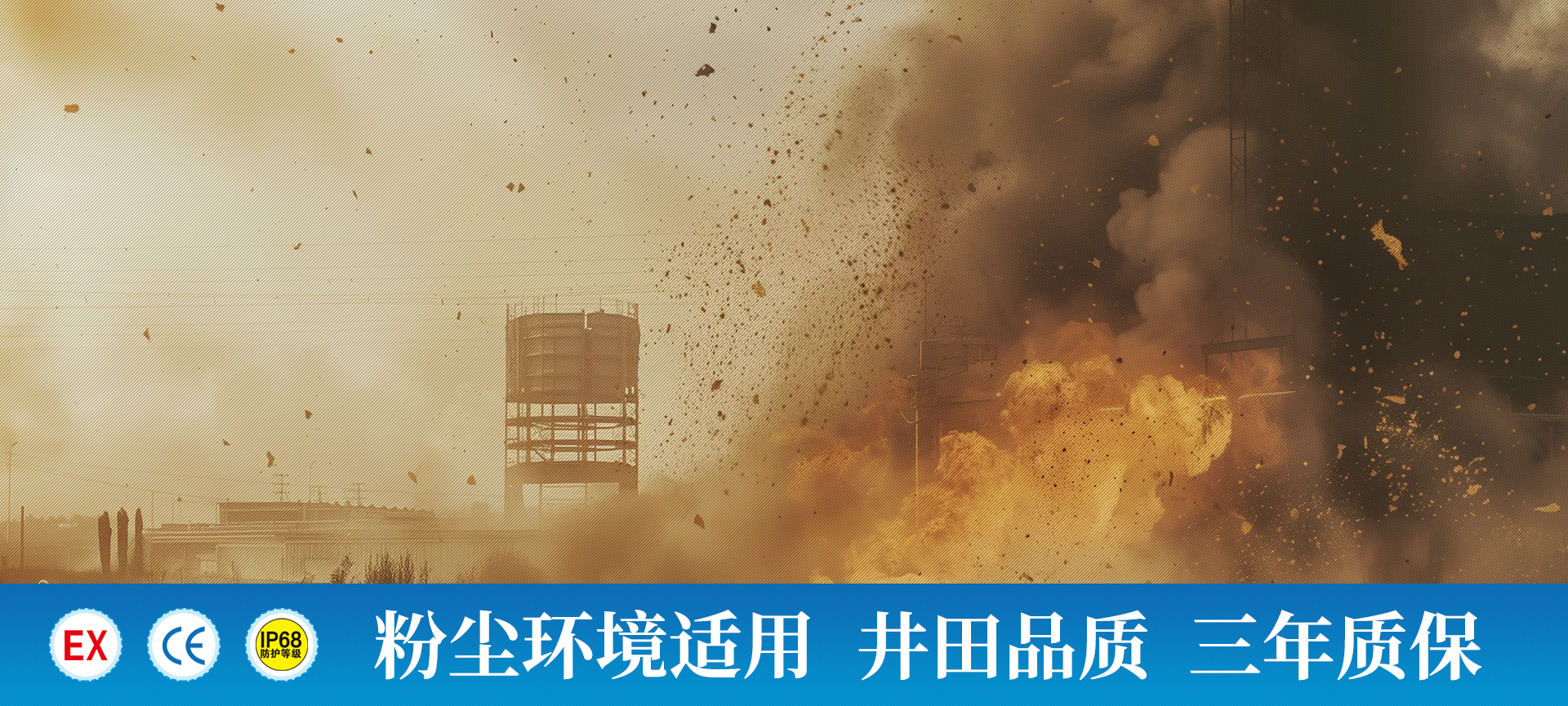 井田粉尘环境适用防爆产品 井田品质 提供三年质保服务