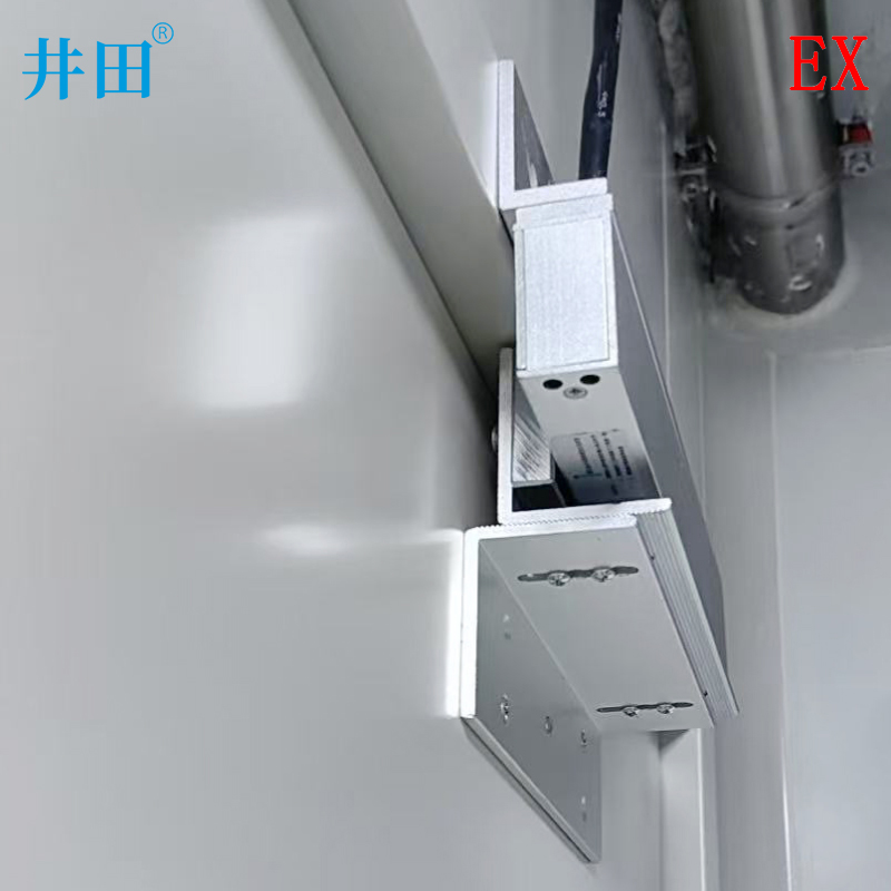 井田单门防爆磁力锁 JT-3600 安装展示