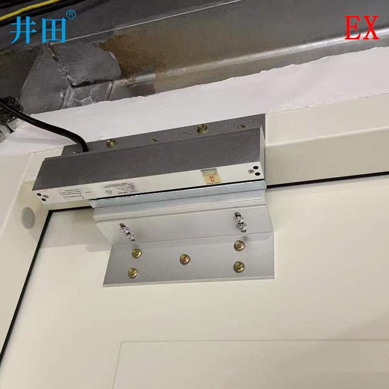 井田单门防爆电磁锁 JT-6000 安装展示